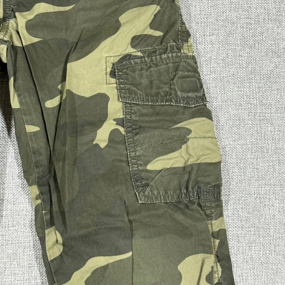 Urban Pipeline Camo Cargo Joggers Kids L 14/16 Green Military Utility Gorpcore